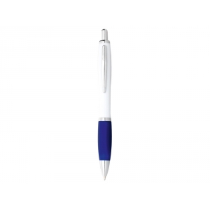 Ручка шариковая Nash, белый/синий, черные чернила
