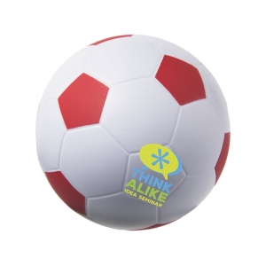 Антистресс Football, белый/красный