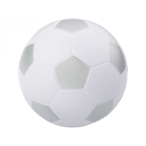 Антистресс Football, белый/серебристый
