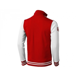 Толстовка Varsity, красный/натуральный белый