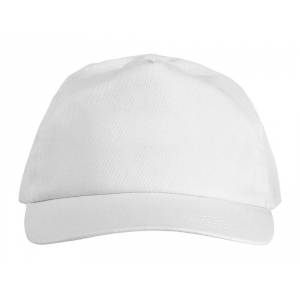 Бейсболка Basic, 5-ти панельная, белый