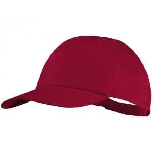 Бейсболка Basic, 5-ти панельная, красный