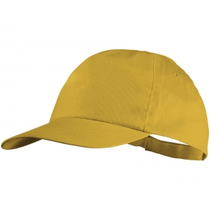 Бейсболка Basic, 5-ти панельная, желтый