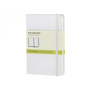 Записная книжка Moleskine Classic (нелинованный) в твердой обложке, Pocket (9x14см), белый