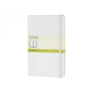 Записная книжка Moleskine Classic (нелинованный) в твердой обложке, Large (13х21см), белый