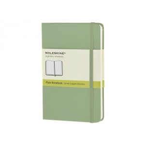 Записная книжка Moleskine Classic (нелинованный) в твердой обложке, Pocket (9x14см), фисташковый