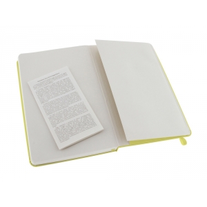 Записная книжка Moleskine Classic (нелинованный) в твердой обложке, Large (13х21см), цитрусовый