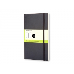 Записная книжка Moleskine Classic Soft (нелинованный), Large (13х21см), черный