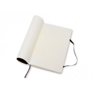 Записная книжка Moleskine Classic Soft (нелинованный), Large (13х21см), черный