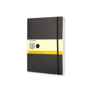 Записная книжка Moleskine Classic Soft (в клетку), ХLarge (19х25 см), черный