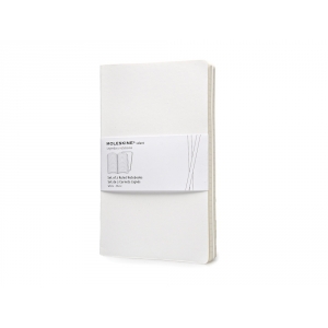 Записная книжка Moleskine Volant (в линейку, 2 шт.), Large (13х21см), белый