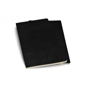 Записная книжка Moleskine Volant (нелинованная, 2 шт.), Large (13х21см), черный