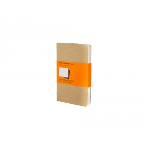 Записная книжка Moleskine Cahier (в линейку, 3 шт.), Pocket (9х14см), бежевый