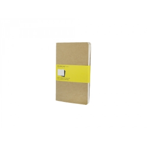 Записная книжка Moleskine Cahier (в клетку, 3 шт.), Large (13х21см), бежевый