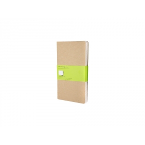 Записная книжка Moleskine Cahier (нелинованный, 3 шт.), Large (13х21см), бежевый