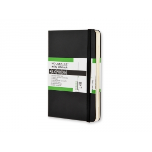 Записная книжка Moleskine City London (Лондон), Pocket (9x14 см), черный