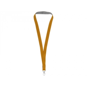 Двухцветный шнурок Aru с застежкой на липучке, оранжевый/серый