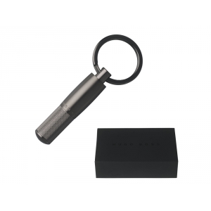 Брелок Pure Matte Dark. Hugo Boss, графит