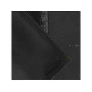 Обложка для блокнота А7 Dusk. Hugo Boss, черный