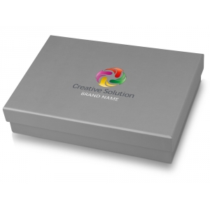 Подарочная коробка Corners средняя, серебристый