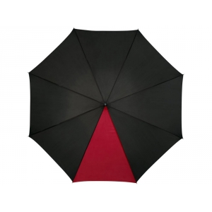 Зонт-трость Lucy 23 полуавтомат, черный/красный