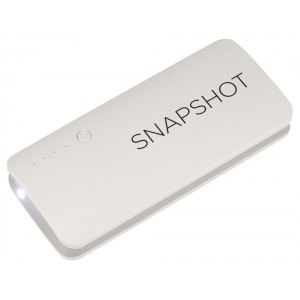 Запасное зарядное устройство 10000 mAh, белый