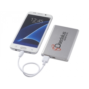 Портативное зарядное устройство Pep 4000 mAh, серебристый