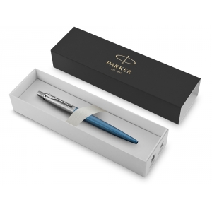 Ручка шариковая Parker Jotter Core Waterloo Blue CT, голубой