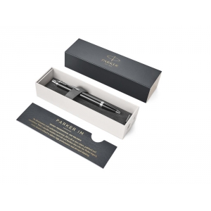 Ручка шариковая Parker IM Core Black CT, черный/серебристый