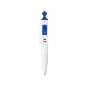Ручка шариковая Clic Pen, белый/ярко-синий