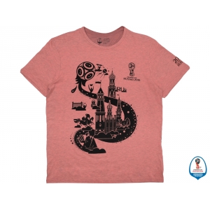 Футболка 2018 FIFA World Cup Russia™ мужская, розовый