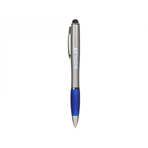 Nash серебряная ручка с цветным элементом, синий