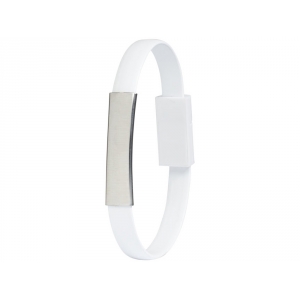 Bracelet Зарядный кабель 2-в-1, белый