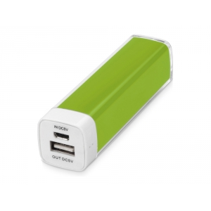 Подарочный набор On-the-go с флешкой, ручкой и зарядным устройством, зеленое яблоко