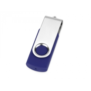 Подарочный набор Q-edge с флешкой, ручкой-подставкой и блокнотом А5, синий