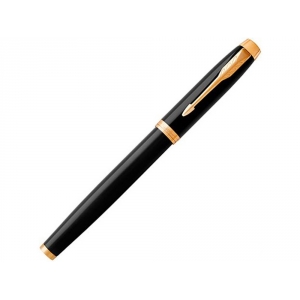 Ручка роллер Parker IM Core Black GT, черный/золотистый