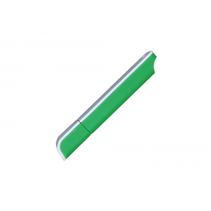 Флешка прямоугольной формы, оригинальный дизайн, двухцветный корпус, 8 Гб, зеленый/белый