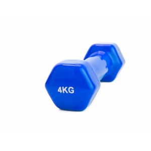 Гантель обрезиненная Ironman 4 кг, синий