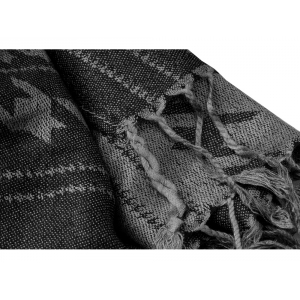 Подарочный набор: несессер, шарф, черный/серый