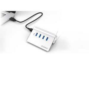 USB-концентратор Orico M3H4 (серебристый)