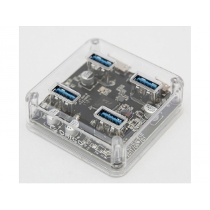 USB-концентратор Orico MH4U-U3 (прозрачный)