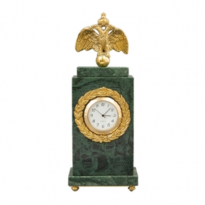 Часы интерьерные Александр II (бронза, мрамор, полировка)