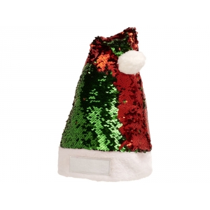 Рождественская шапка Sequins, красный,зеленый