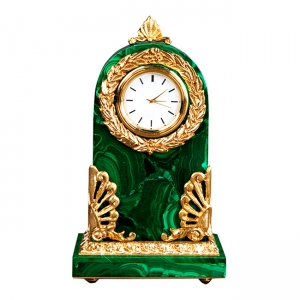 Часы интерьерные Джульетта (бронза, чароит, позолота)