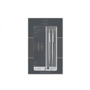 Набор Parker Jotter Core Stainless Steel CT ручка шариковая, карандаш механический