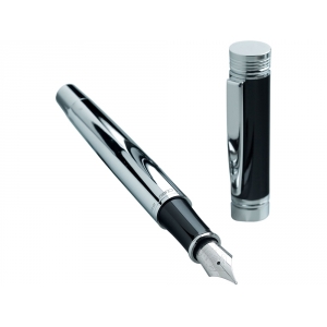 Перьевая авторучка Zoom Classic Black. Cerruti 1881