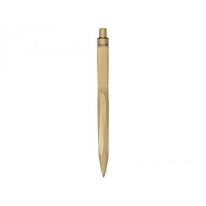 Ручка пластиковая c минералами шариковая Prodir QS20 PQS-S Stone, золотой