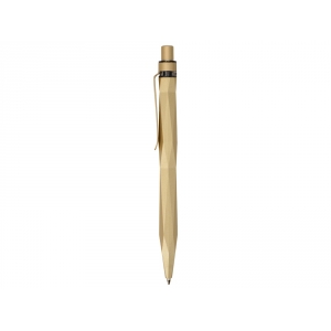 Ручка пластиковая c минералами шариковая Prodir QS20 PQS-S Stone, золотой
