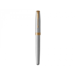 Ручка перьевая Parker Sonnet Core Stainless Steel GT, серебристый/золотистый