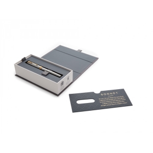 Ручка перьевая Parker Sonnet Core Stainless Steel GT, серебристый/золотистый
